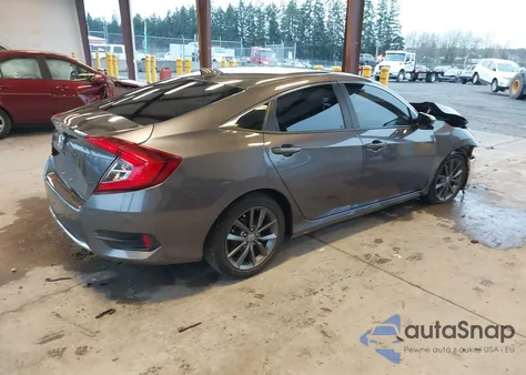 2019 Honda Civic Ex-L из США, поврежденный, VIN JHMFC1F7XKX009907